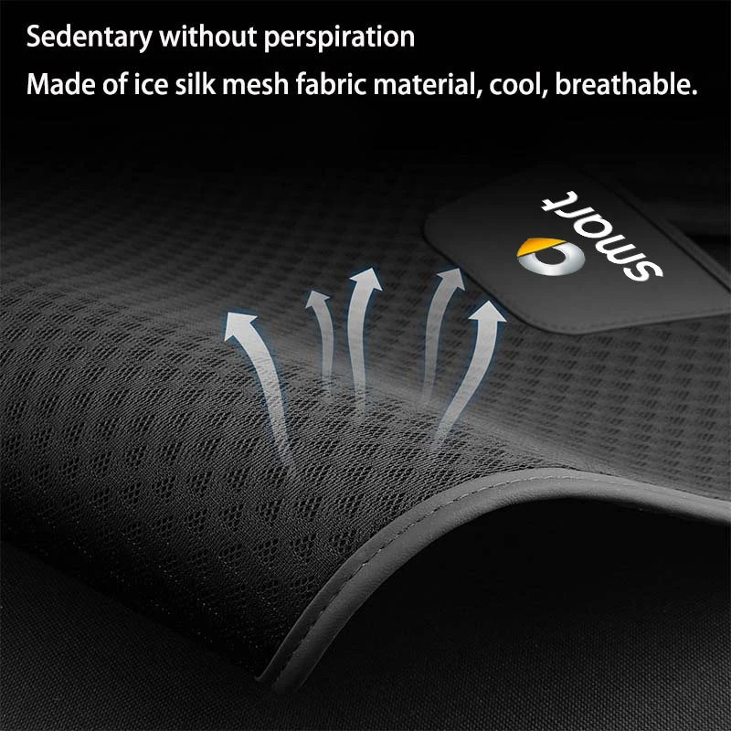 Car Seat Cover Pad Anti-slip Ice Silk Chair Cushion Protector Mat For Smart Fortwo 451 450 453 EQ Forfour Coupe Cabrio Crossblad