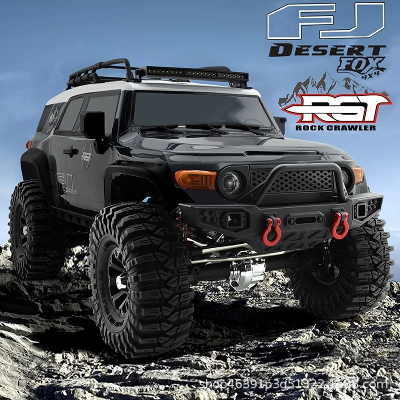 RGT FJ Cruiser 1/10 Scale EX86120 RC Rock Crawler 4WD Electric Off-Road Remote Control Car 2.4Ghz All Terrain Climbing Vehicle
