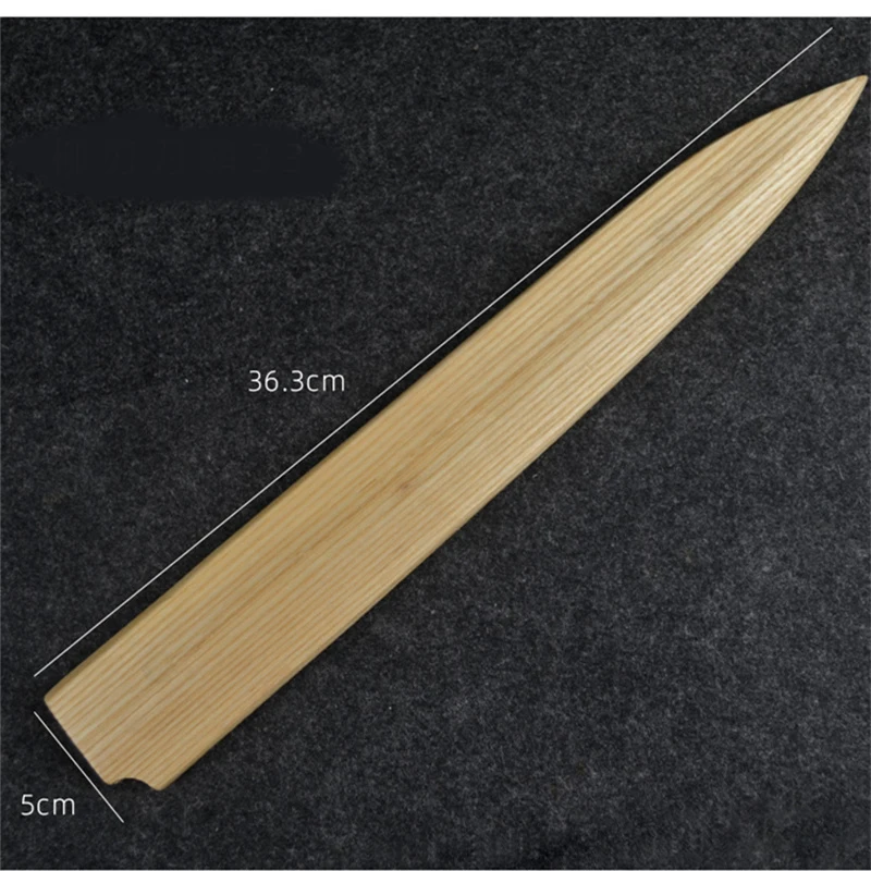 NEW Chef\'s knife Japanese Gyuto Santoku Petty Nakiri Kiritsuke Protector Blade Wooden Scabbard Kitchen Knives Sheath Saya Guard