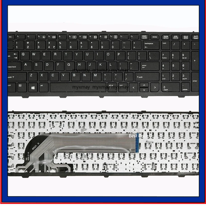 

NEW Laptop Rreplacement Keyboard Compatible for HP Probook 450 G0 450 G1 450 G2 455 G1 455 G2 470 G1 721953-001 727682-001