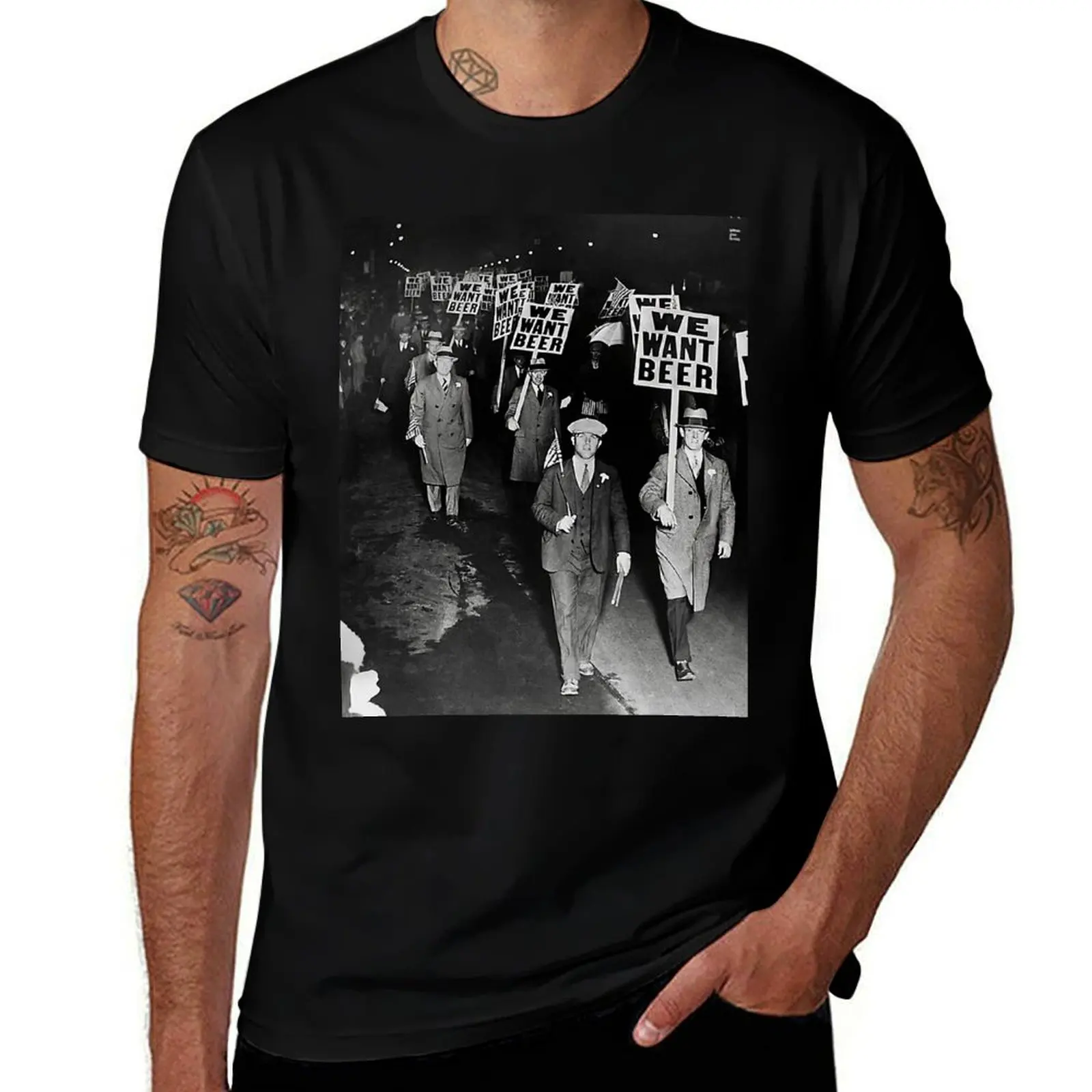 

We Want Beer T-Shirt essential t shirt oversized t shirt customizeds plus size clothes mens designer clothes