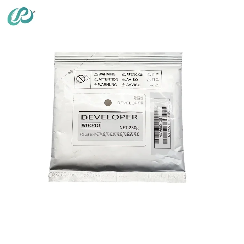 4PC W9040 Developer for HP E77822 77825 72530 77830 77840 77850 77860 78223 Developer Powder 230g