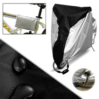 1Pcs Outdoor Bike Cover Waterproof Dust Rain Sun Uv Wind Proof Xl 200x70x110cm Lockhole Buckle Protection Waterproof Bike Cover