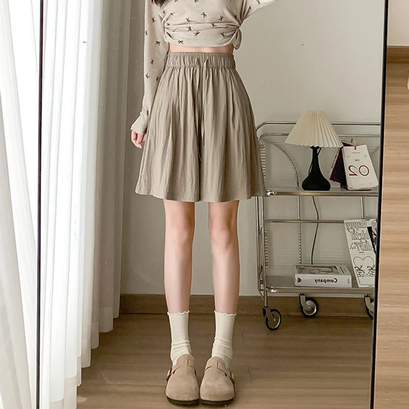 المرأة الصيف أزياء ملونة الوردي النعناع الأخضر الضوء الأرجواني السراويل الإناث فضفاض واسعة الساق بنطلون سيدة الحلو عالية الخصر ركض