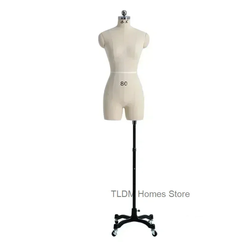 

Sewing Linen Cover Body Female Mannequins with Legs for Clothing Design Bust Tailor Mannequin Dress Display Stand Can Pin