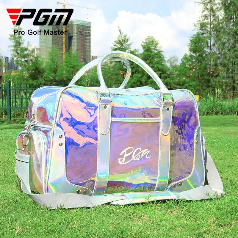 

Golf Clothes Bag Ladies Clothing Storage Bag Korean Version Colorful Large-Capacity Shoulder Bag Hand-Held Independent Shoe Bag