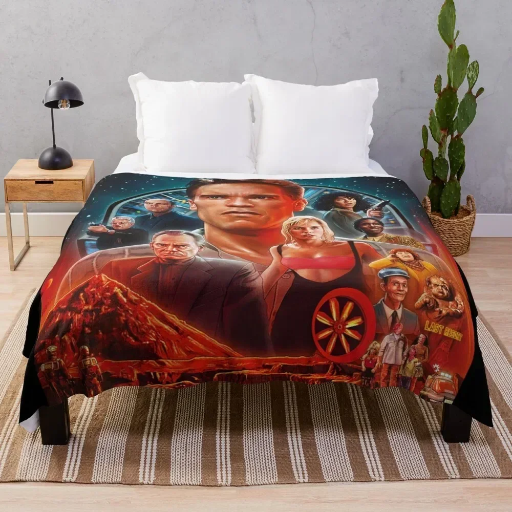 

Total Recall (1990) Throw Blanket Men's Soft Warm Throw Blanket for Couch