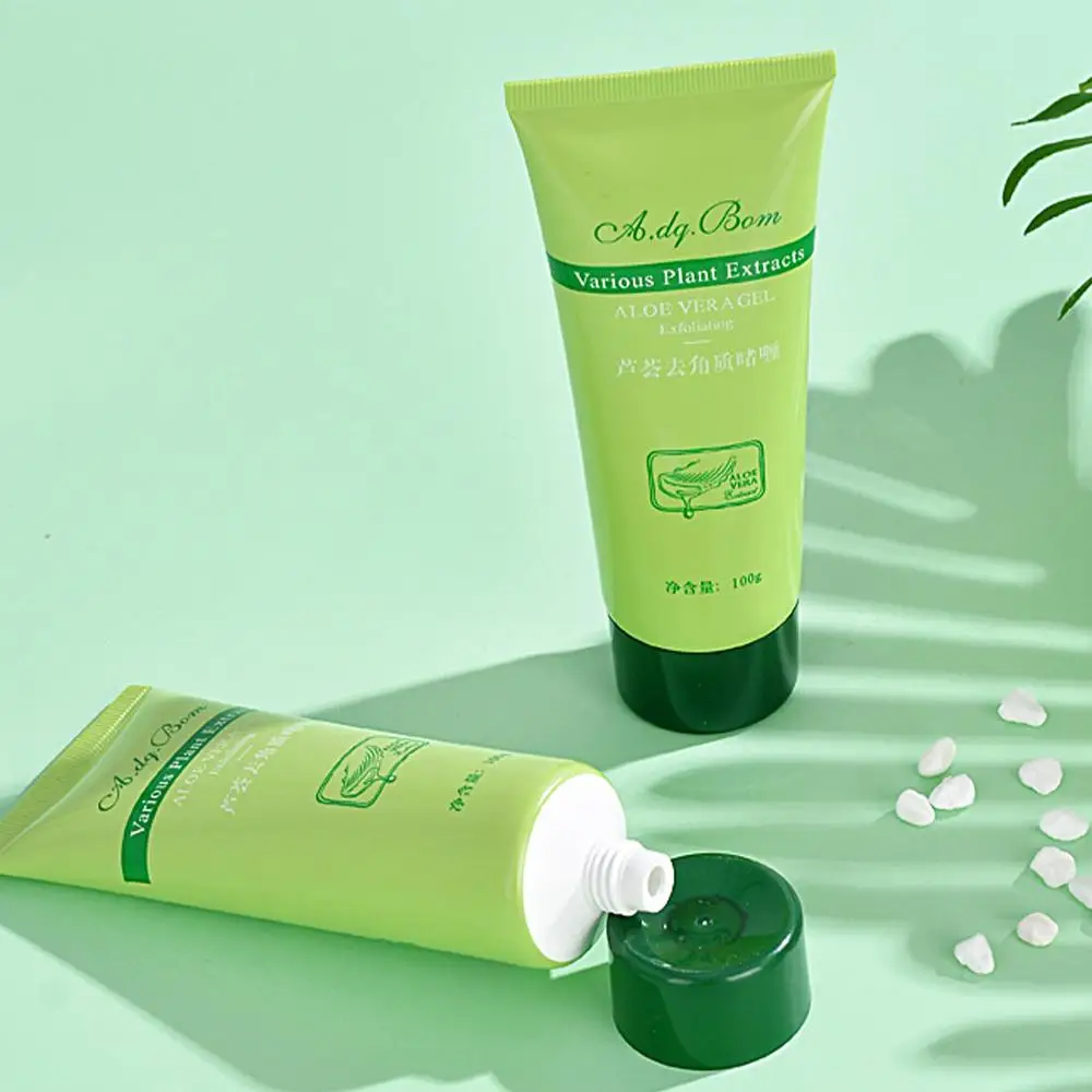 Aloe Peeling Gel Peeling Creme Schrumpfen Poren Körper peeling Aufhellen Körper Peeling für Frauen Haut aufhellung u5f5