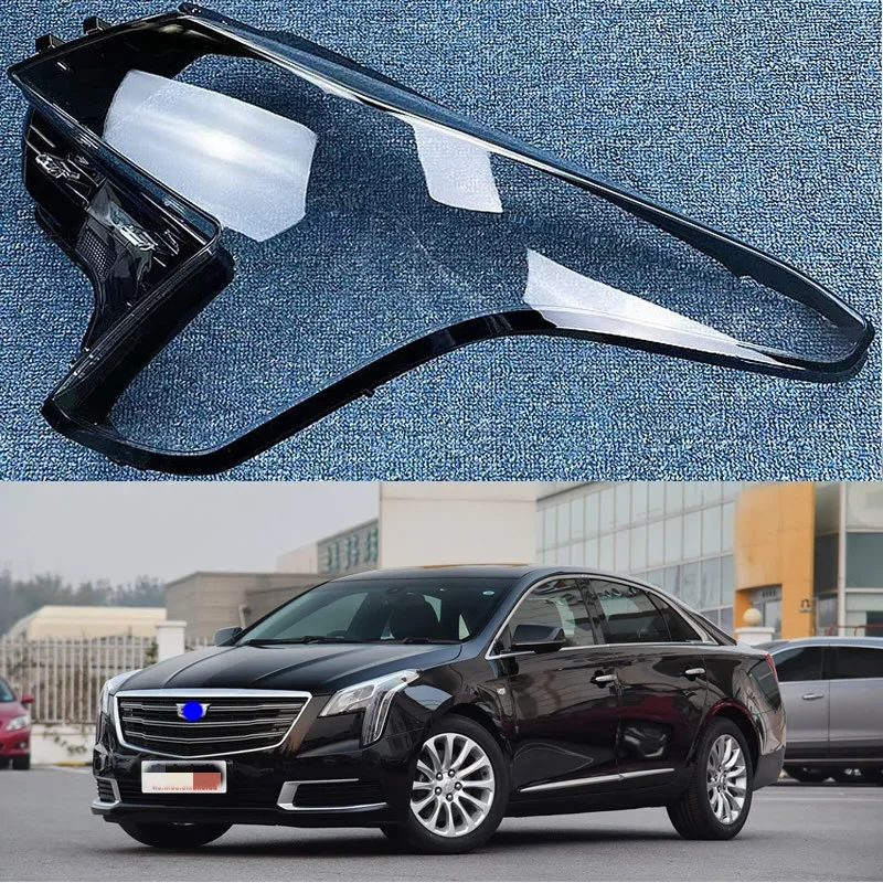 

For Cadillac XTS 2018 Headlamp Shell Transparent Lampshade Lens Lamp Shade Headlight Cover Car Accessories