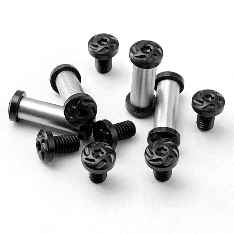 2 ชุดสกรูสแตนเลสสําหรับ DIY มีดวัสดุทํามีดจับ T8 พลัมเล็บตรงมีดพับสกรู Tyseek เครื่องมือ