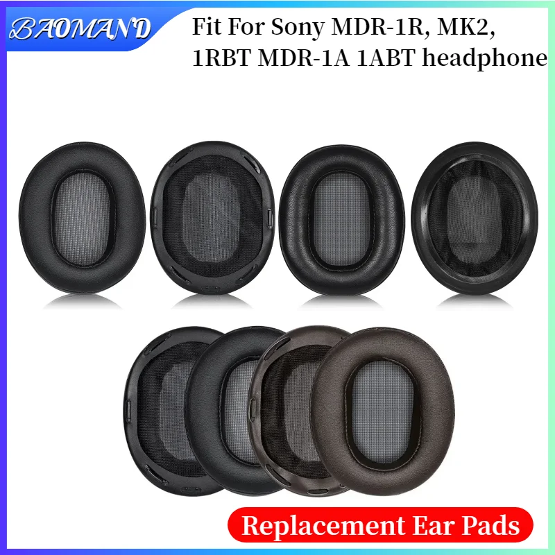 

Replacement Earpads For Sony MDR-1R, MK2, 1RBT MDR-1A 1ABT Headphones Earmuff Ear Pads Cushion Cover Sleeve