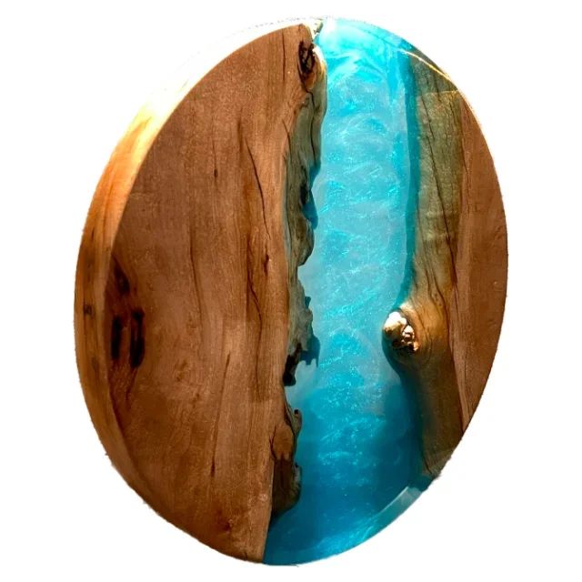 High quality luxury resin wood grain wall art home decoration pendant