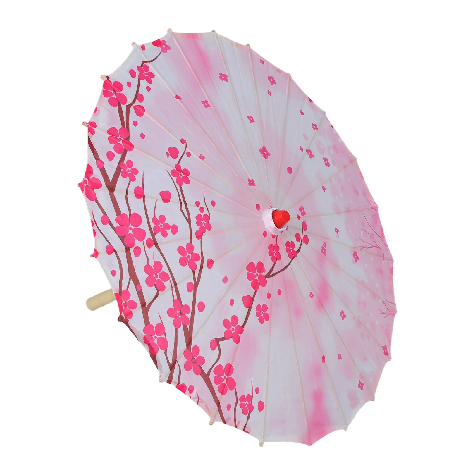 

Chinese Japanese Parasol Plum Satin Umbrella Wedding Photography Prop Bridal Shower Party Decoration Oriental