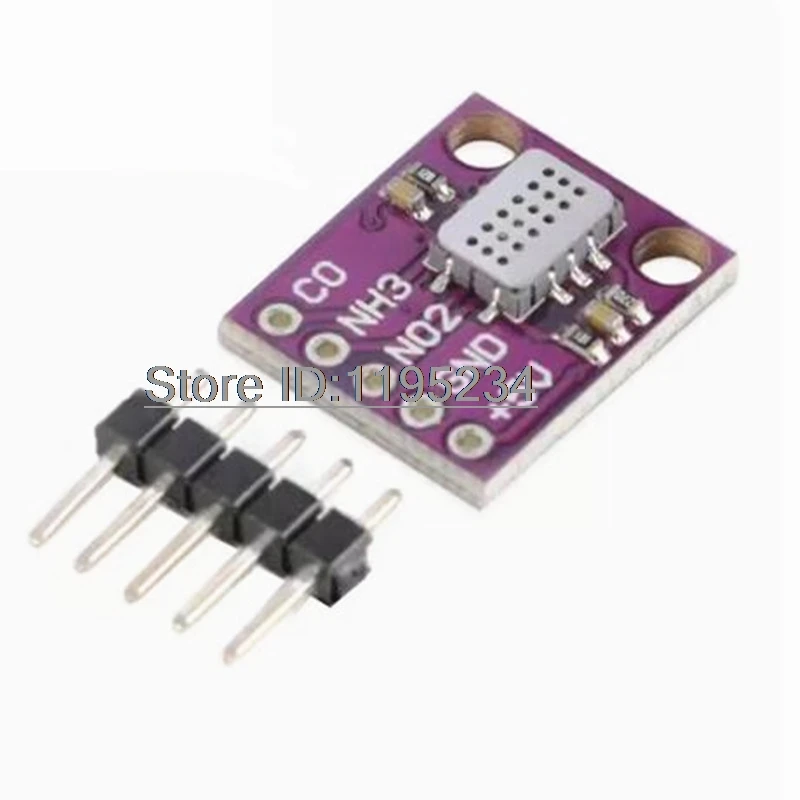 1PCS MICS-6814 Gas Sensor Carbon Monoxide CO VOC NO2 NH3 Nitrogen Oxygen Air Quality Detection Numerical Sensor Module