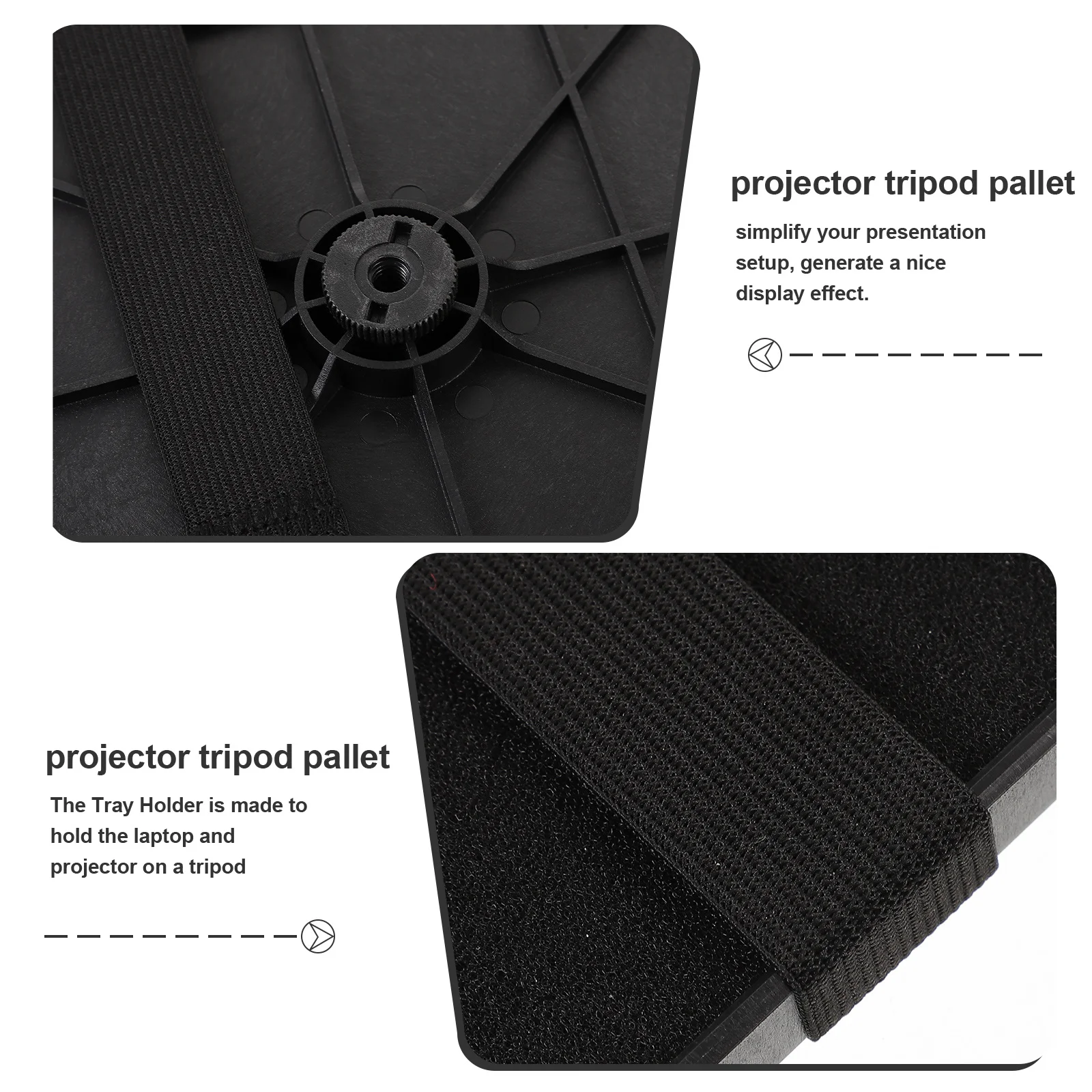 1 pçs suporte do projetor tablet bandeja fácil operar longa duração monitor de palco limpo equipamento portátil projetor tripé bandeja