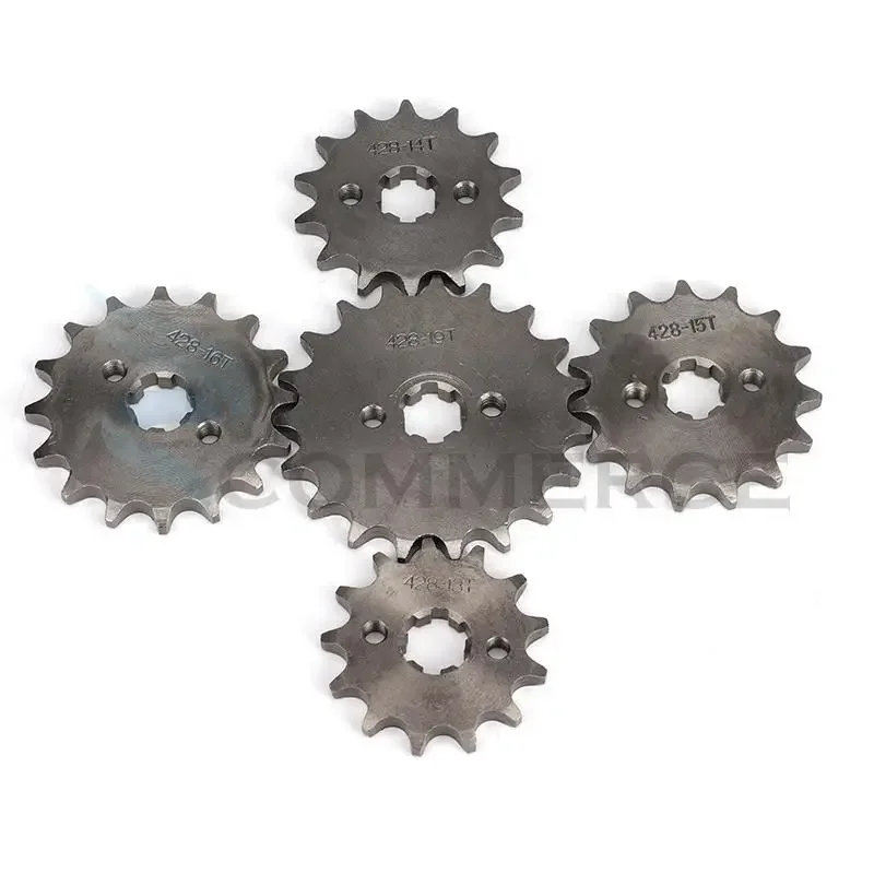 

428# 20mm 10T-19T Front Engine Sprocket for KAYO BSE SSR SDG Dirt Bike ATV Quad Go Kart Motorcycle Buggy Scooter