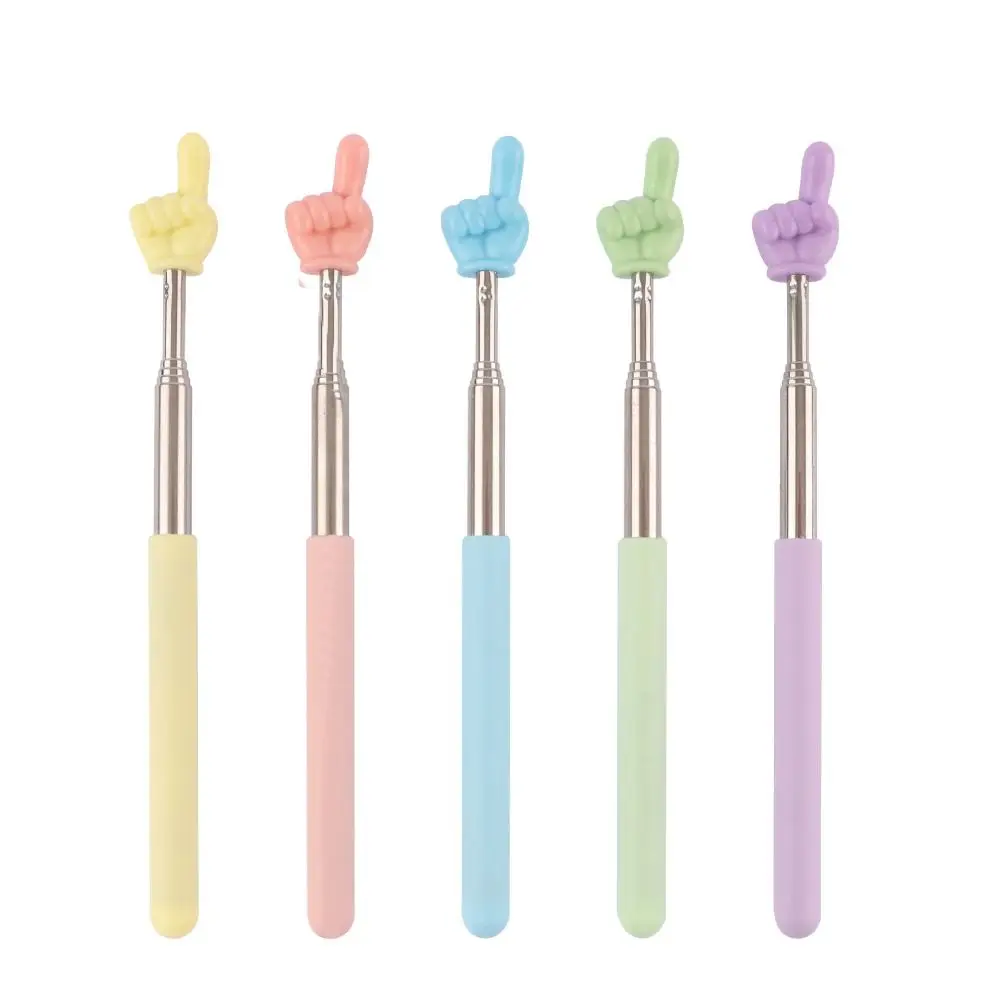 Telescopic Reading Guide Pointer Retractable Anti-slip Teaching Pointer Stick Portable Mini Handheld Blackboard Presenter Stick