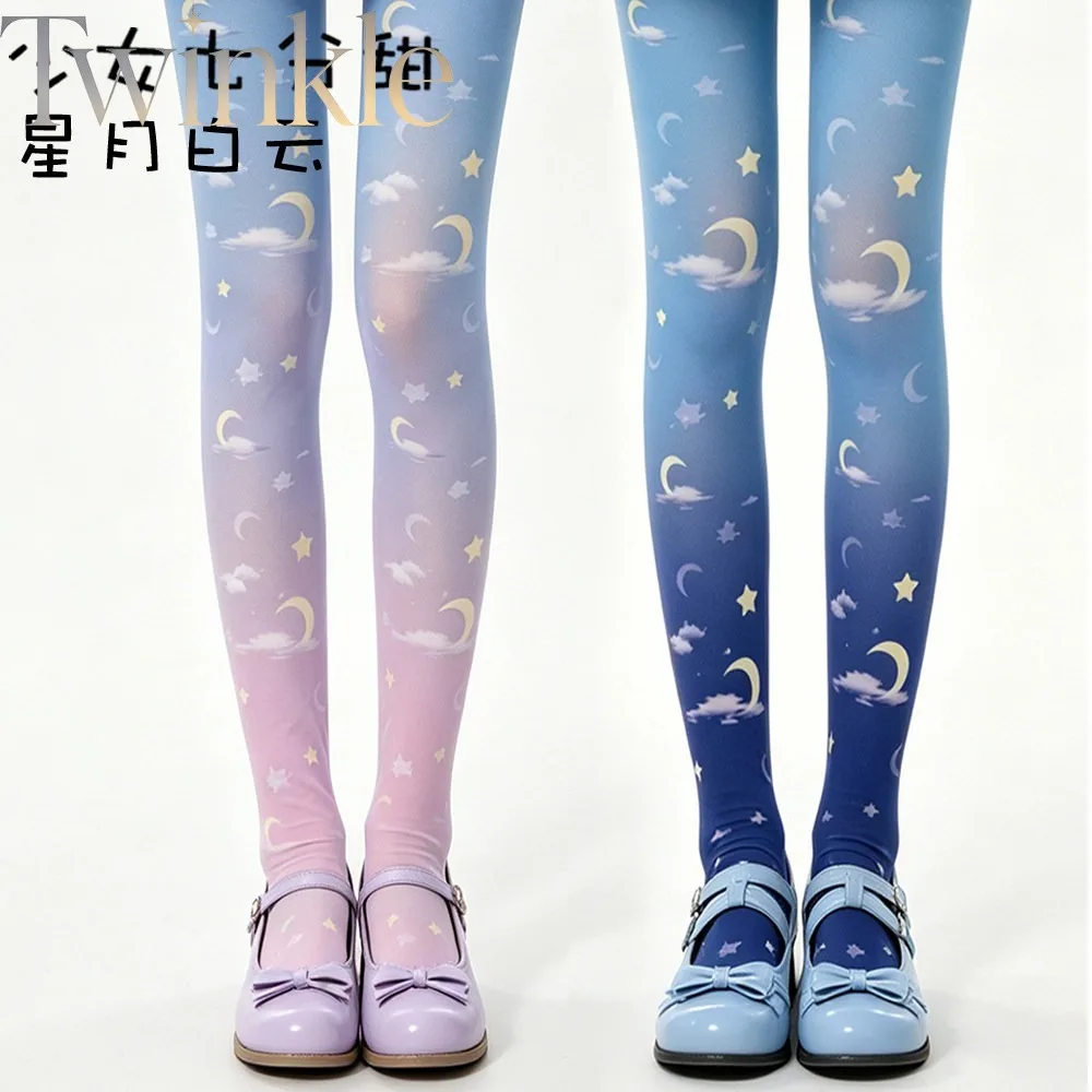 lolita-pantyhose-tights-star-moon-cloud-print-120d-sweet-kawaii-girl-women-y2k-gothic-jk-hosiery-leggings