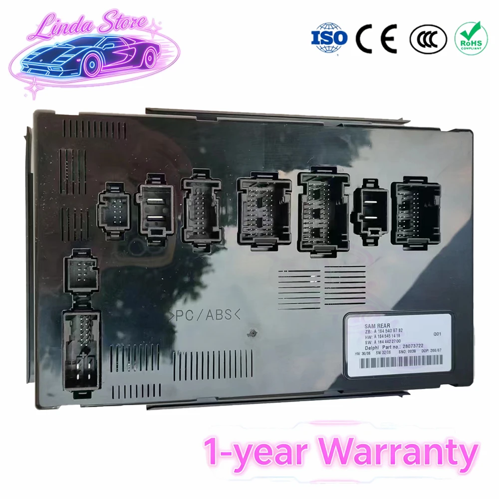1 Pcs Origianl A1645409762 Rear Signal Acquisition SAM Control Module for Mercedes Benz W164-W251 Auto Parts