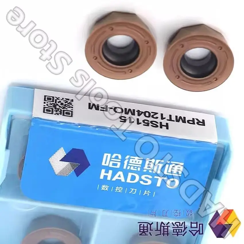 

RPMT1204MO-FM HS5115 RPMT1204MO R6 RPMT HADSTO CNC blade carbide inserts milling inserts 10pcs/box