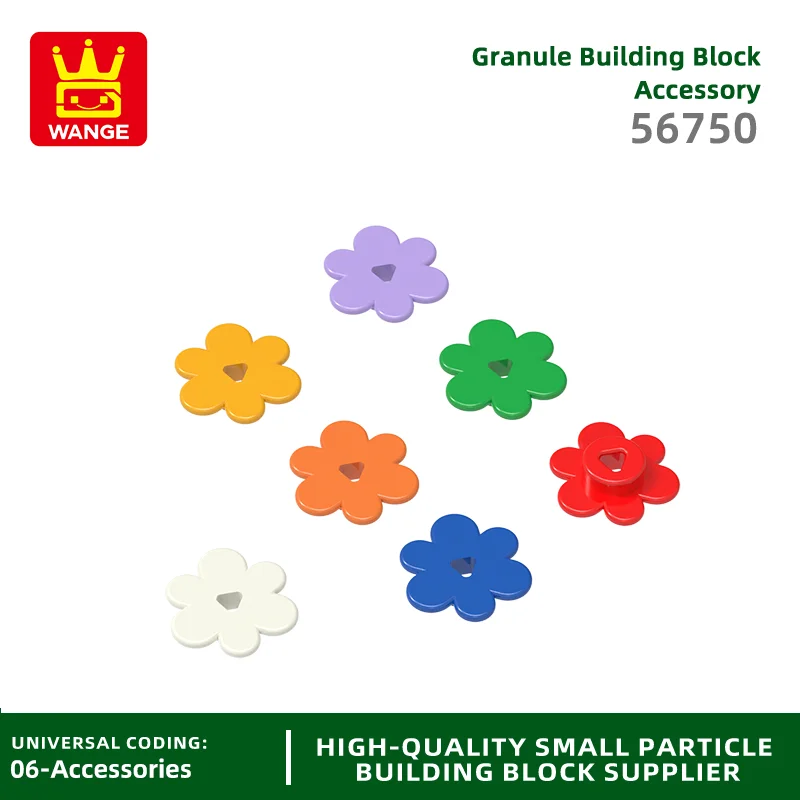 20 Pcs/lot 56750 Small Flower Building Block Moc Color Petal Accessories Compatible with Brick DIY Children's Toy Assembly Box