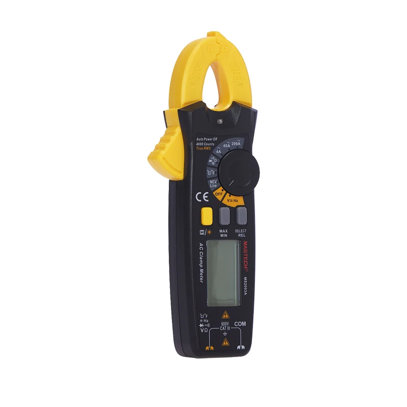 MASTECH MS2601 MS2003A MS2003B Series Clamp Meter Multimeter AC Current Tester Professional Digital Electrical Tool