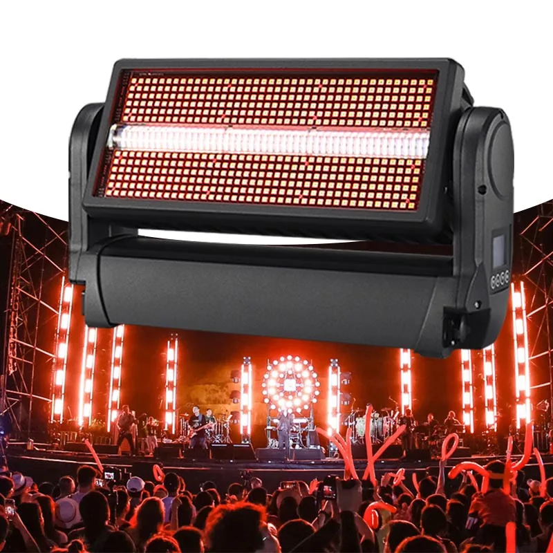 

Светодиодный стробоскоп AOPU 1000W RGB 3-в-1, водонепроницаемый, с подвижной головкой, для концертов и музыкальных фестивалей