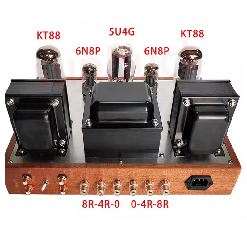 6N8P/6SN7 Push KT88/KT90/Single Ended Tube Amplifier 5U4G gallbladder Rectifier PCB Version 12W*2 Power Amplifier Audio