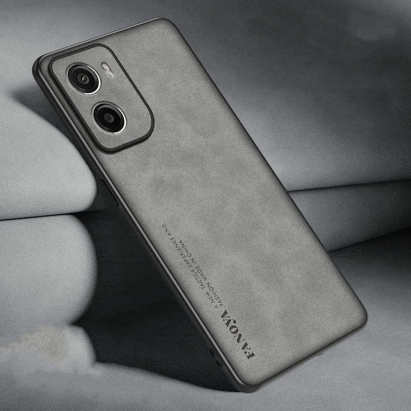 الفاخرة جلد الغنم سيليكون بو الجلود حالة الهاتف لموتورولا موتو G05 لينة الغطاء الخلفي لموتورولا MotoG05