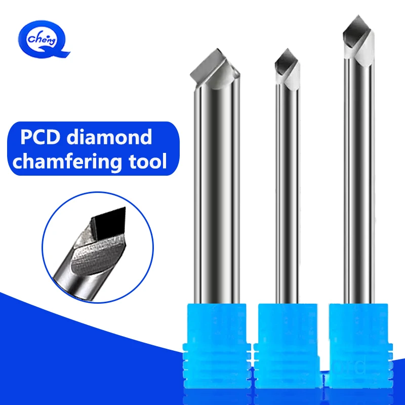 

PCD Diamond Chamfer Milling Cutter 90 Degree Machining Tool New Material CNC Carbide Countersink Engraving Bits Router Bit