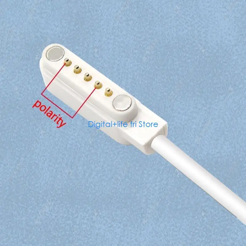 E06D Charging Power Cable Adapter Safety Fast Cord Portable USB 2.0 Male to 5 Pin Fit for Smart Watch
