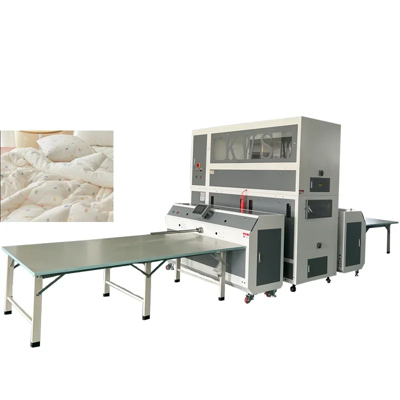 CE Automatic Quilt Weighing Filling Machine With Two Nozzles