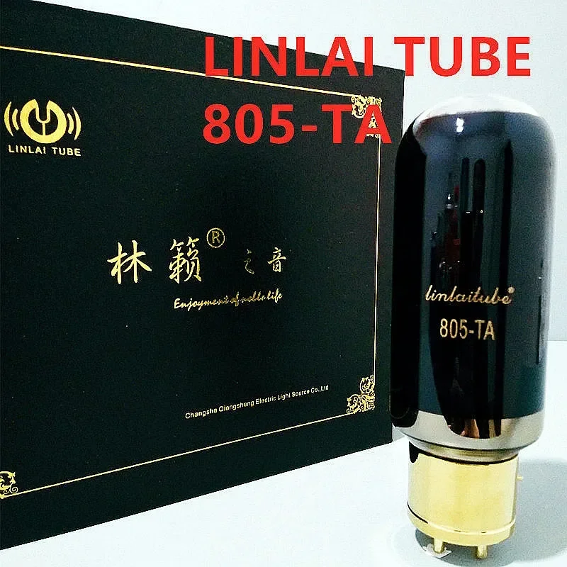 805-TA LINLAI Vacuum Tube Carbon Crystal Glass Shell Replace PSVANE Shuguang WE 805 Factory Test and Match