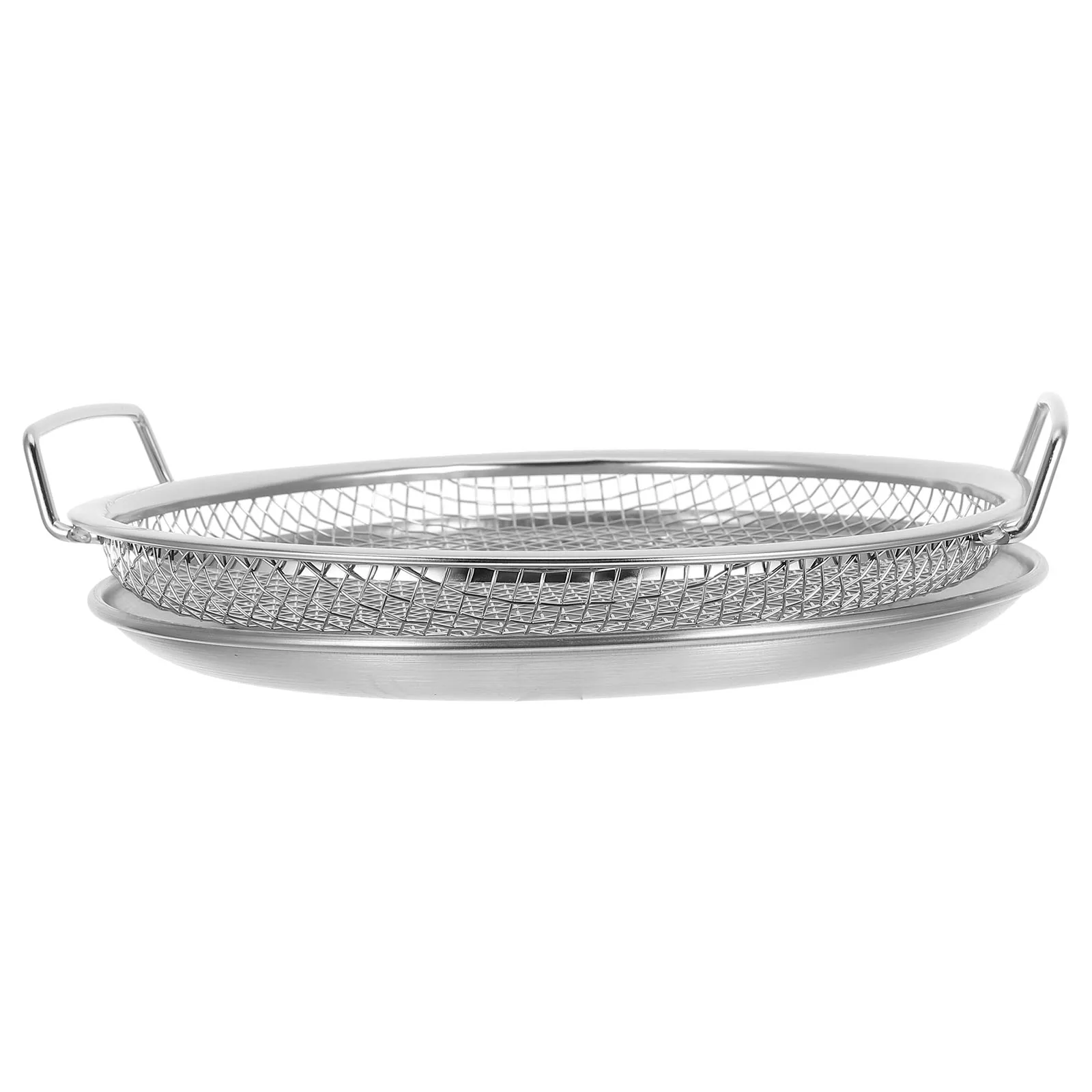 

Stainless Steel Oil Drain Tray Foldable Frying Mesh Basket Deep Fryer Strainer Kitchen Tool Stackable Oil Filter Rack