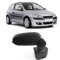 Armrest Center Console Black Leather for Opel Corsa C 2000-2008 Original Fit Car Interior Accessories Replacement Parts