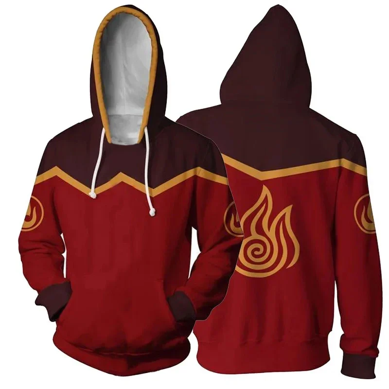 

Anime Avatar The Last Airbender 3d Print Hoodies Men Adult Fashion Sweatshirts Hoodie Cosplay Streetwear Coat for Spring Autumn