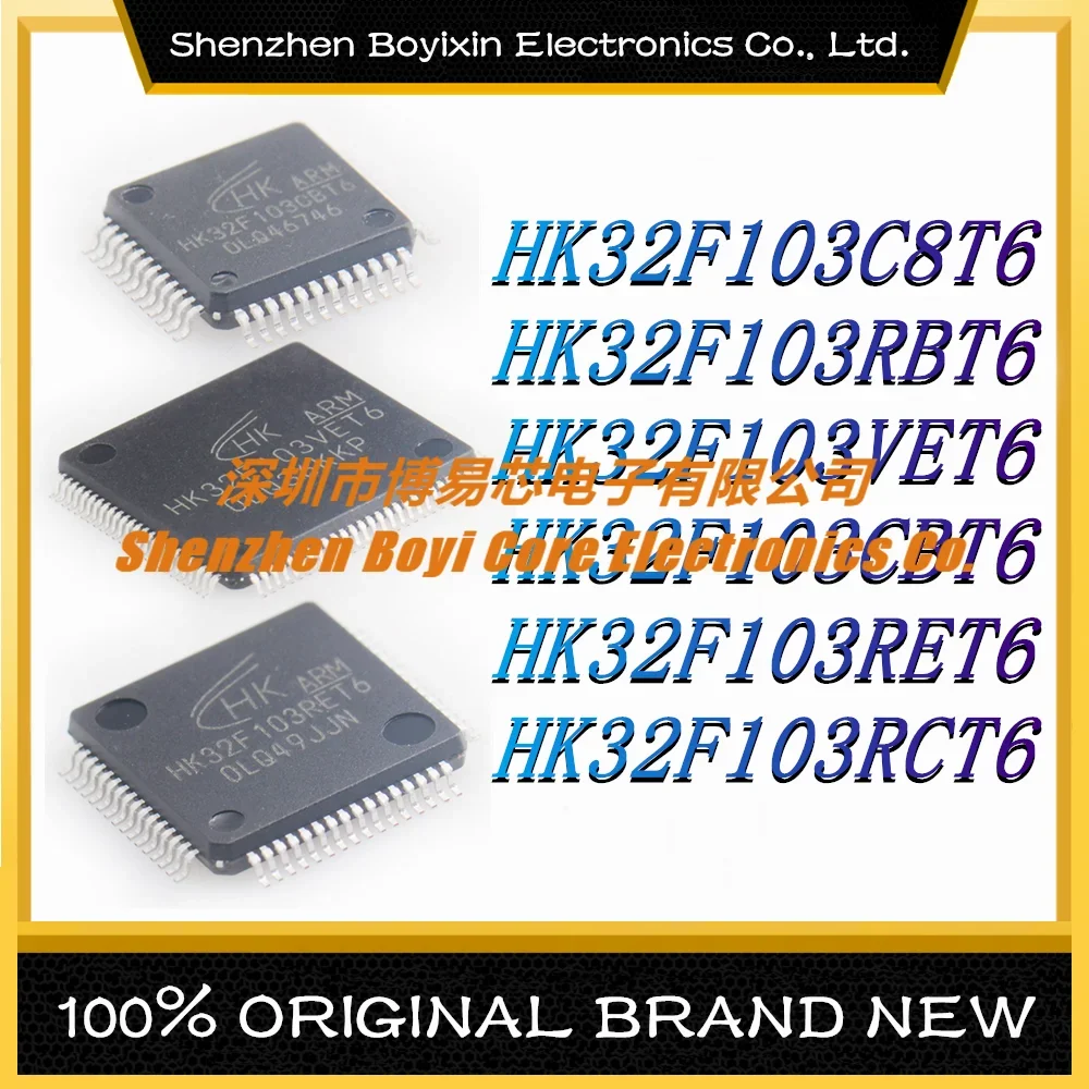 

HK32F103C8T6 HK32F103RBT6 HK32F103VET6 HK32F103CBT6 HK32F103RET6 HK32F103RCT6 New Original Genuine