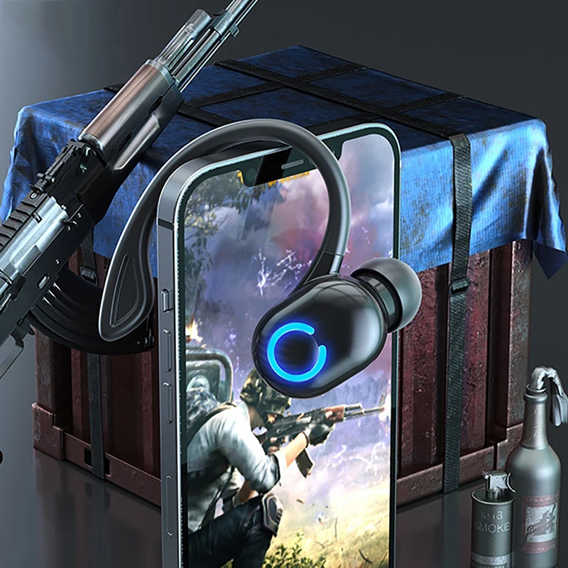 W6 سماعات بلوتوث لاسلكية ، الرياضة تشغيل سماعة ، سماعات أذن واحدة ، ستيريو HiFi ، الحد من الضوضاء ، والموسيقى