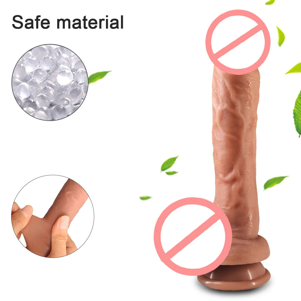 Telescopic Vibrating Thrusting Realistic Dildo Female Masturbation Suction Cup Masturbators Penis Remote Control Dick For Women - Image 6