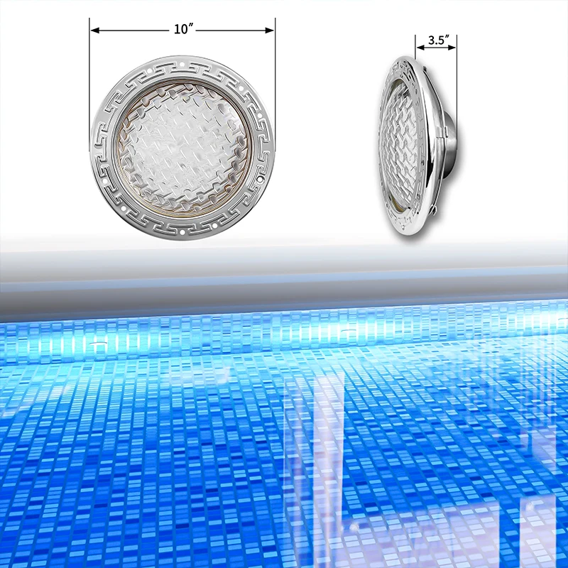 Refined Pentair Replacement for 601002 IntelliBrite 5G 10Inch 12V Color Changing 50FT 100FTt Cord LED Pool Light