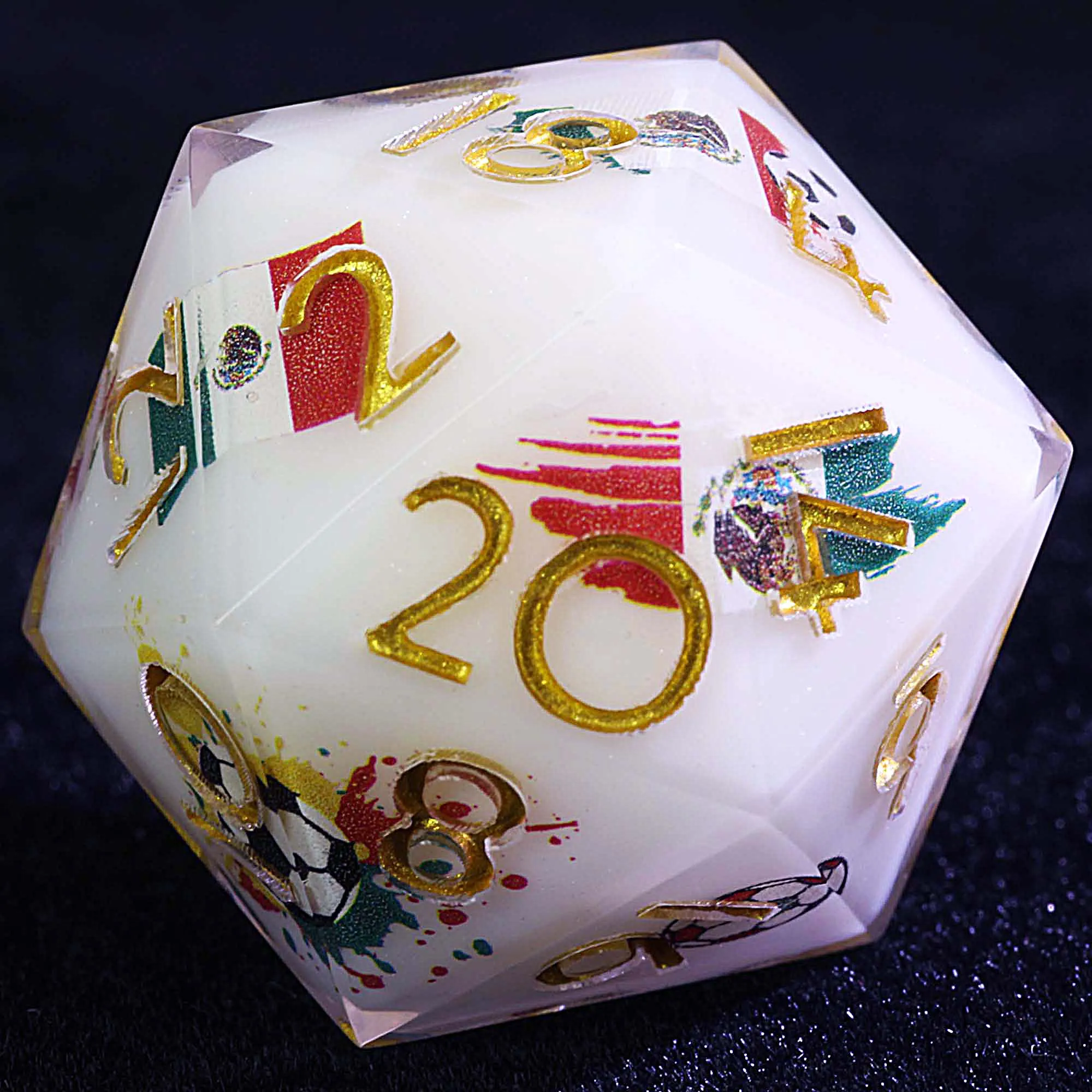 9 Football Set of DD Dice Soccer Mexico