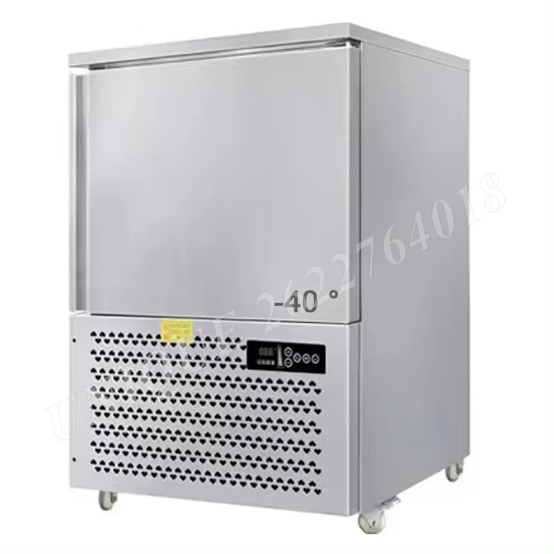 3-10 Tray Kitchen Quick Blast Freezer Commercial Fish Food Quick Upright Blast Freezer -40 Degree Frost Free Freezing