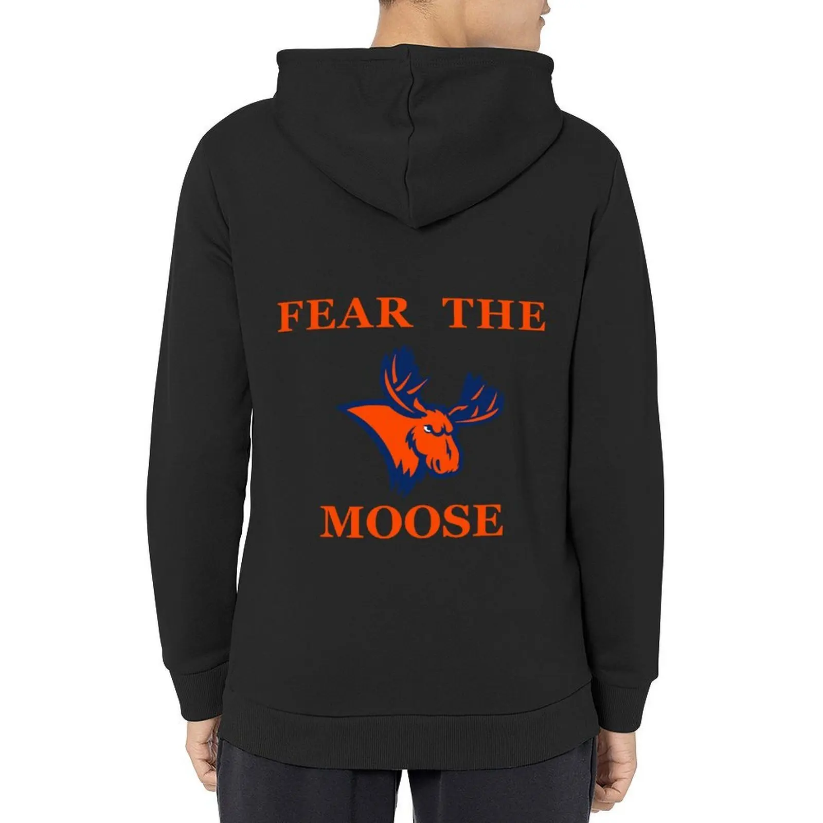 

Fear The Moose Hoodie blouse fashion men male clothes aesthetic clothing tracksuit