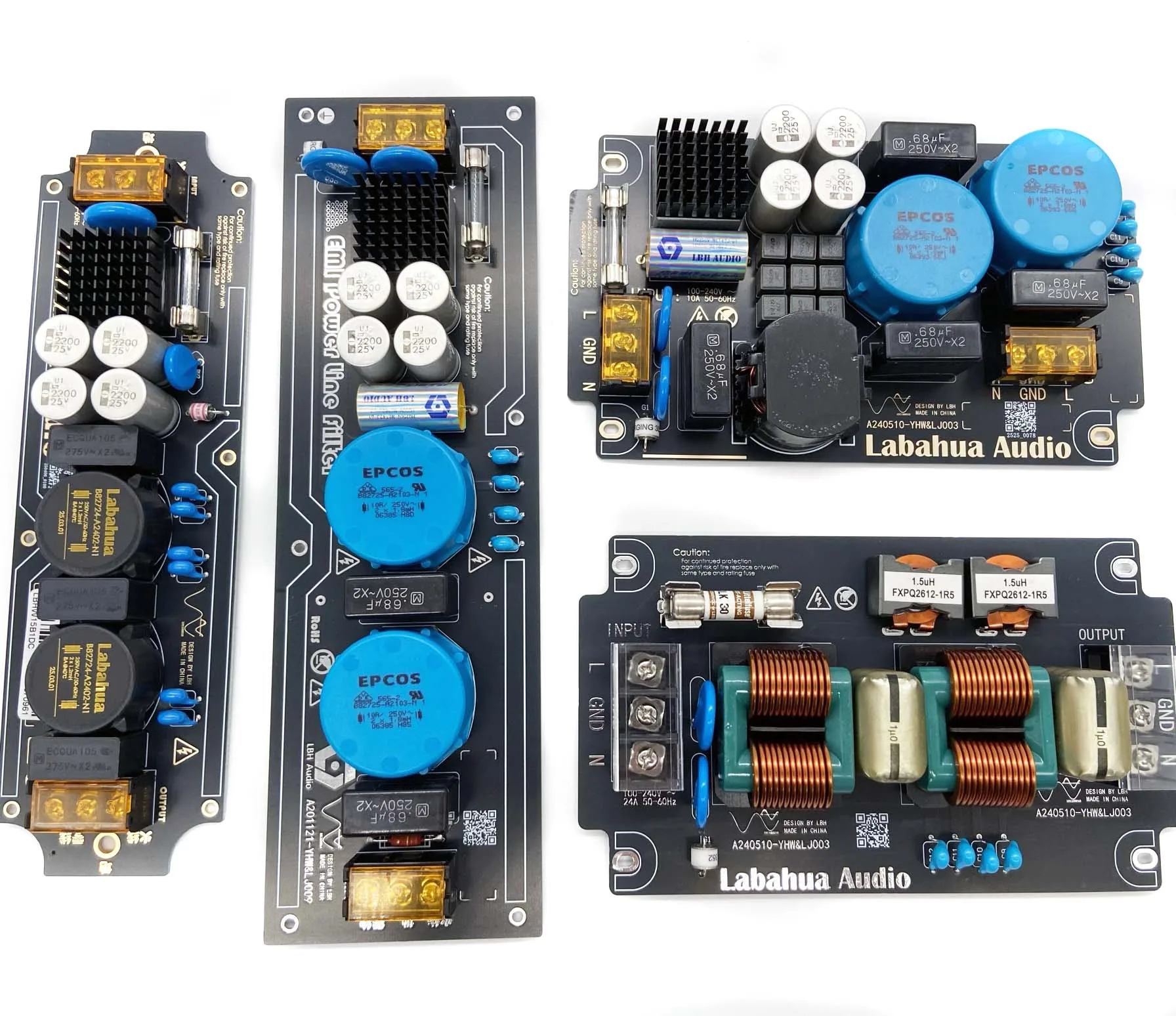 【Hot】5000W 30A Power protection board For Class A Amplifier Eliminate DC filtering power purification Circuit Power Board