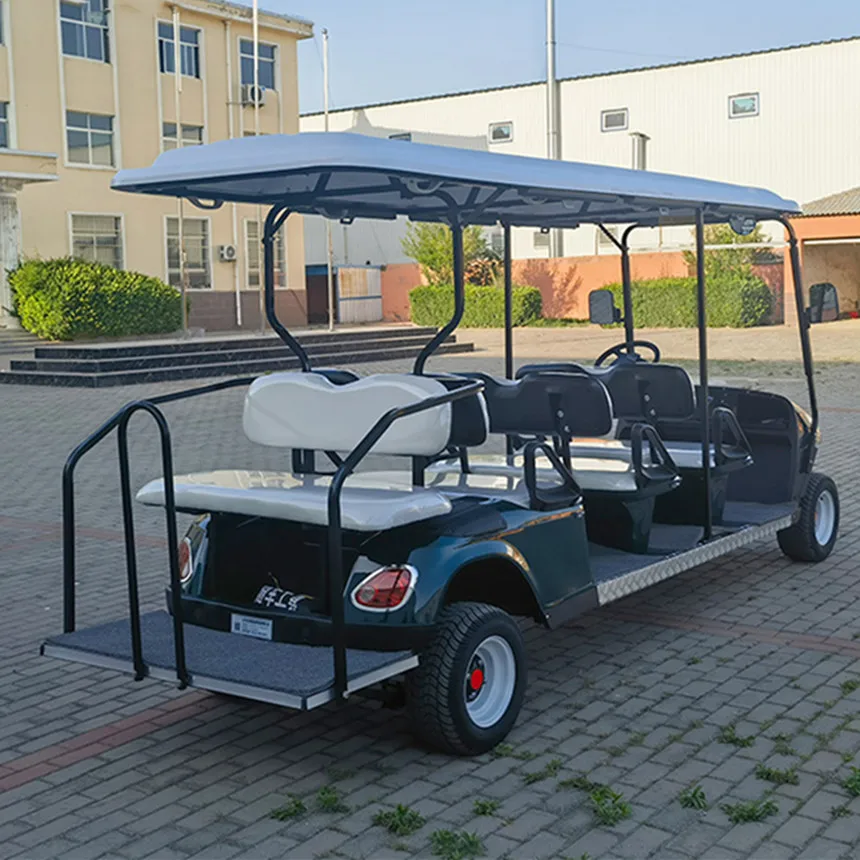 New Electric Beach Off-Road Hunting Vehicle Street Legal 48V 72V Golf Cart Off-Road Vehicle 4 6 8 Seater Electric Golf Cart