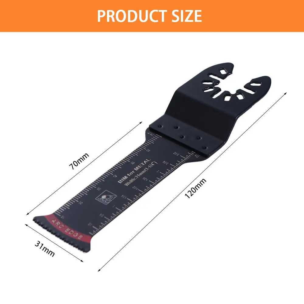 5PCS Professional Extra-Long Oscillating Saw Blade Arc Edge Fast Cutting Universal Saw Blade Wear Resistant Tooth Woodworking