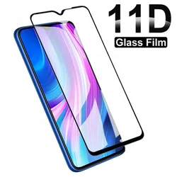 11D Tempered Glass For Xiaomi Redmi 8 8A 9 9A 9C 10A 10C Screen Protector Redmi Note 8 9 10 Pro Max 8T 9T Protective Glass Film