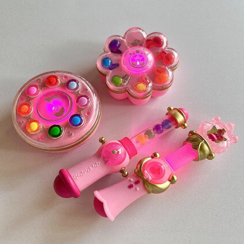 BANDAI Magical DoReMi Gashapon Cute Cartoon Originality Magic Wand Miniature Ornament It Will Emit Light view 2