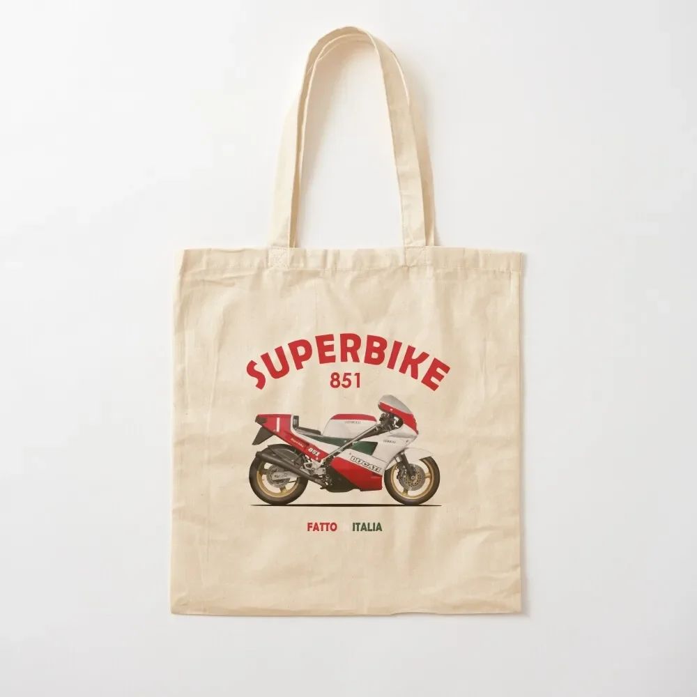 

851 Tricolore Superbike Tote Bag women bag shopping bag hand tote men