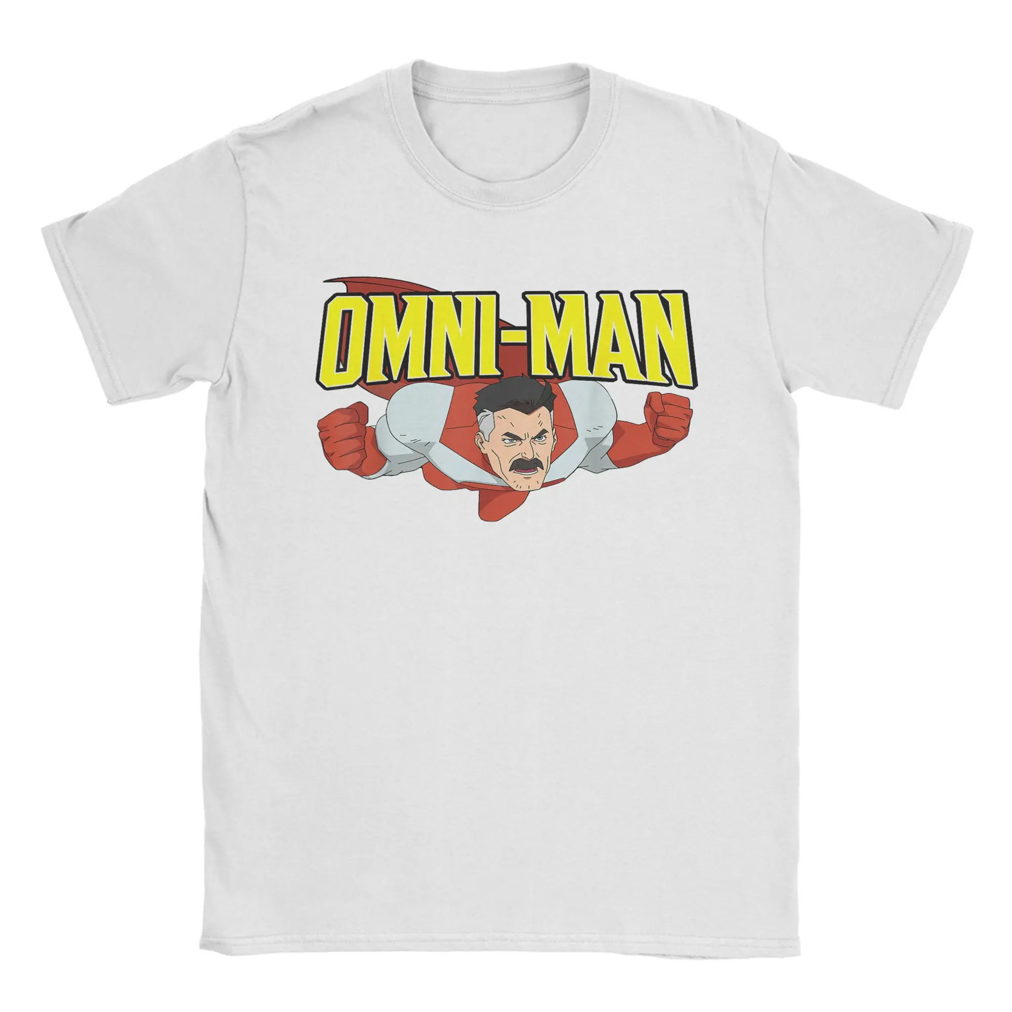 

Мужская футболка Invincible Animated Omni-Man, хлопковая одежда в стиле аниме, повседневные футболки с короткими рукавами и круглым вырезом, новая коллекция, футболка